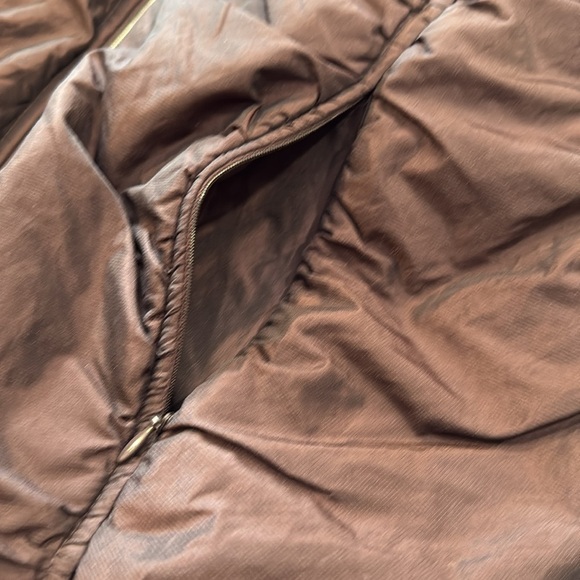 Laundry by Design Iridescent Purple Ruched Winter Jacket Womens XL - Picture 9 of 14